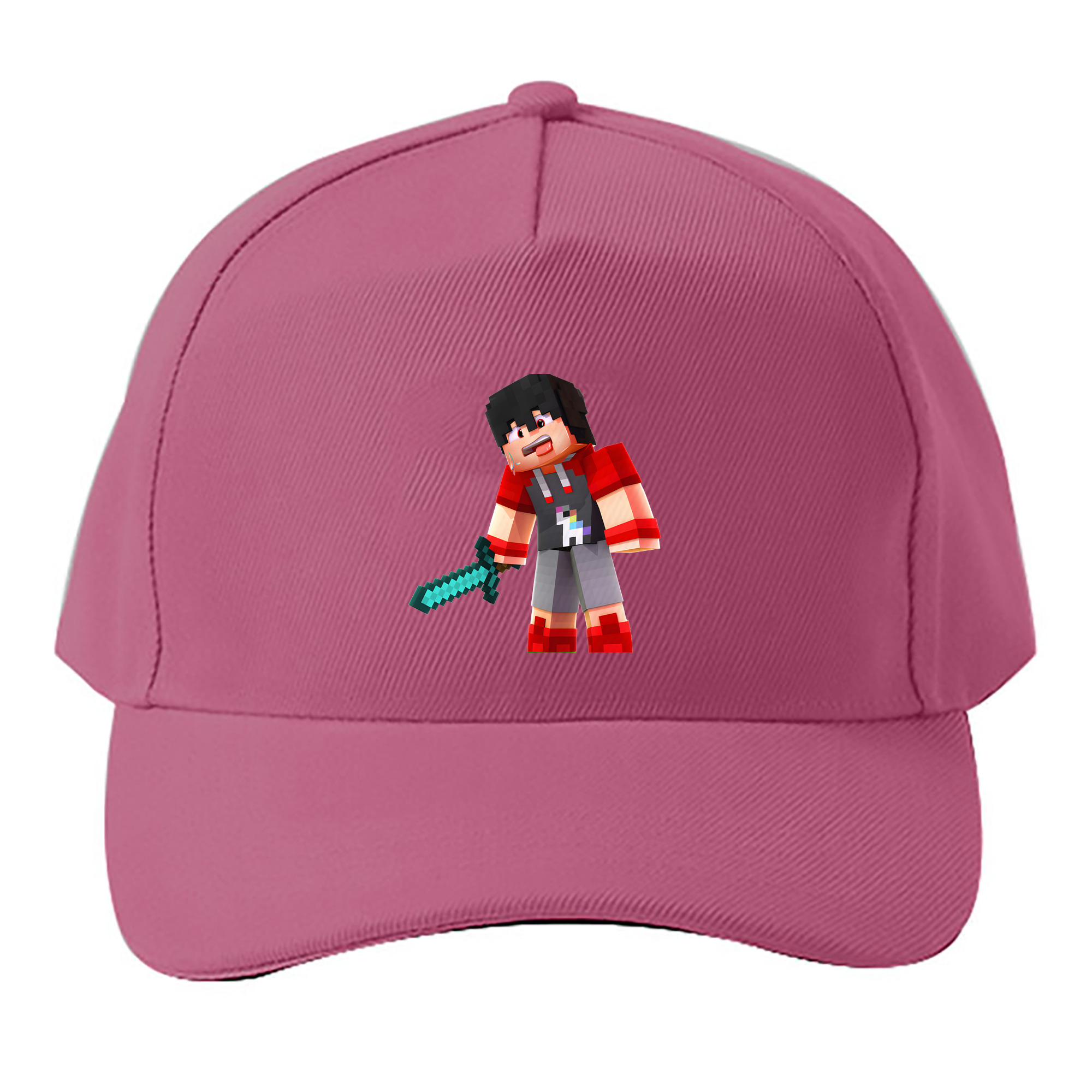 （画像用） マインクラフト ブロックの世界 Minecraft MC Block world ベースボールキャップ 綿100％ 男女兼用 帽子 スポーツ